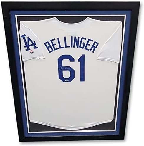 Cody Bellinger İmzalı Çerçeveli Jersey Los Angeles Dodgers BAS Tanık İmzaladı