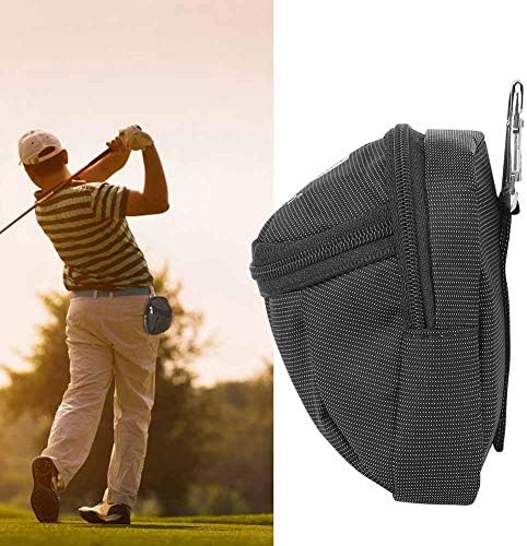 VGEBY1 Golf Topu Çantası, Yardımcı Kılıfı Spor Golf Golf Aksesuar için Anahtarlık ile Bel Paketi Mücadele