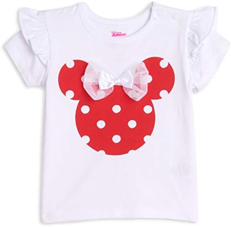 Disney Minnie Mouse Kız T-Shirt Kafa Bandı ve Şort Takımı
