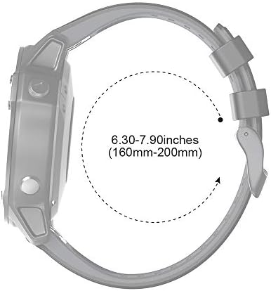 NotoCity ile Uyumlu Fenix 6 S Pro saat kayışı için Fenix 6 S/Fenix 7 S / Fenix 5 S / 5 S Artı / D2 Delta S Smartwatch (Balck-sarı)