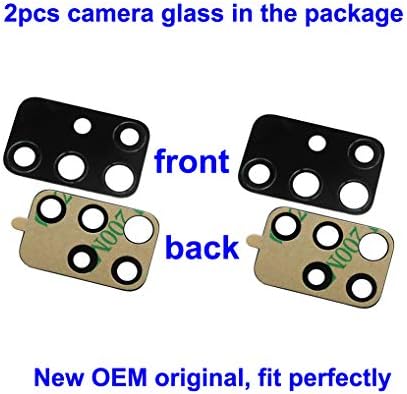 YUYOND 2 adet OEM Orijinal Kamera Cam Lens samsung için yedek Galaxy A51 A515F A515U A515V (Tüm Taşıyıcılar) Yapıştırıcı ile
