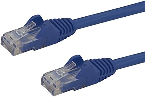 StarTech.com 7ft CAT6 Ethernet Kablosu-Siyah KEDİ 6 Gigabit Ethernet Kablosu-650MHz 100W PoE RJ45 UTP Kategori 6 Ağ/Yama Kablosu,