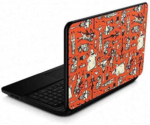 Skinit Çıkartması Laptop Cilt ile Uyumlu 15.6 in 15-d038dx - Resmi Lisanslı Disney Kabus Önce Noel Desen Tasarım