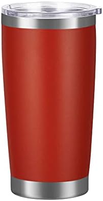 Termal kupa bardak kapaklı sızdırmaz paslanmaz çelik vakum yalıtımlı su şişesi çay kahve kırmızı için