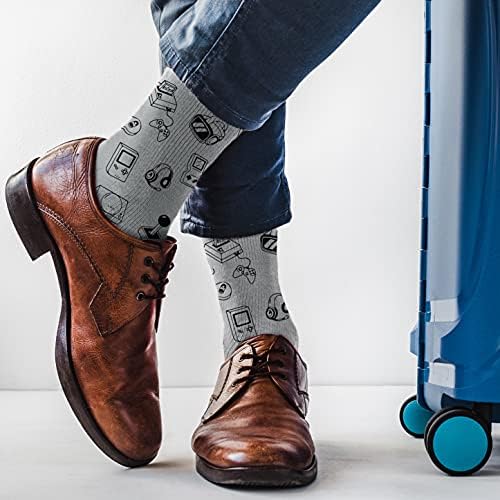 Socktastic erkek Bağbozumu Oyun Kontrolcü Çorap 2 Paketi - Eğlenceli Yenilik Gamer Çorap Erkekler için, Ayakkabı Boyutları