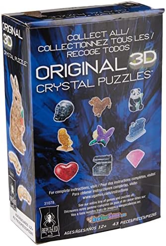 BePuzzled Orijinal 3D Kristal Bilmecenin-Tavşan Havuç Hayvan Meclisi ile Zeka, Yetişkinler ve Çocuklar için eğlenceli Model