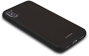 Lucrin - iPhone Xs Max Kapak-Koyu Kahverengi-Hakiki Deri