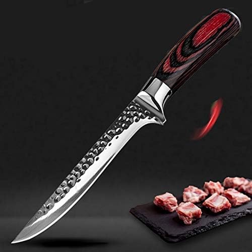 Mutfak bıçağı Fileto 0 Yüksek Karbonlu Çelik Balık 0 Boning Fileto Ve Kırpma İçin Esnek Bıçak Kılıflı Ergonomik Sap keskin
