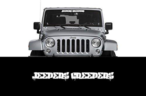 Xpın Grafik Jeepers Creepers Cam Afiş çıkartma 23