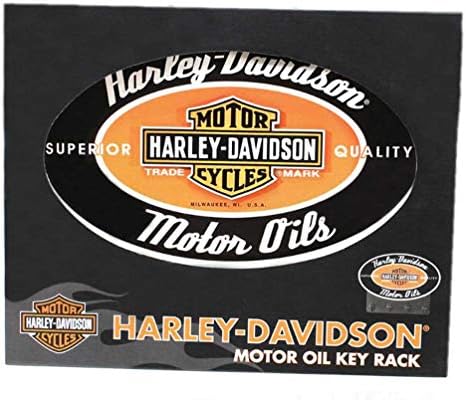 Harley-Davidson Motor Yağı Özel Kesim Çubuğu ve Kalkan Anahtar Rafı, Siyah HDL-15307