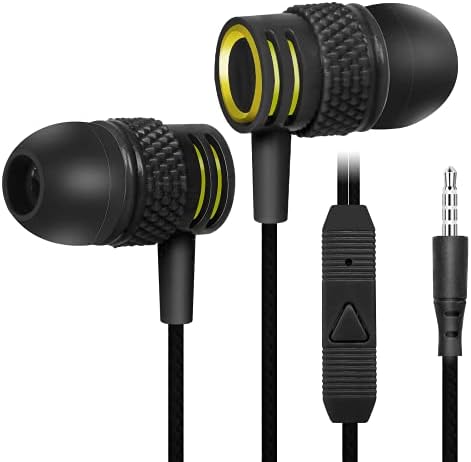 UrbanX R2 Kablolu Kulak Kulaklık için Mic ile Ulefone Zırh 11 T 5G ile Arapsaçı-Ücretsiz Kordon, Gürültü Yalıtımlı Kulaklık,