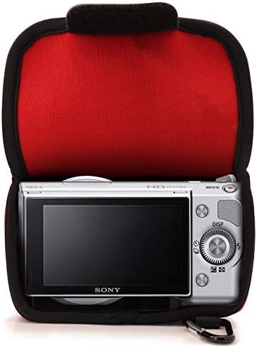 MegaGear Ultra Hafif Neopren Kamera Kılıfı Çanta için Sony NEX-5TL, Sony NEX-5R, Sony NEX-3N ile Sony SELP1650, Sony A5100,