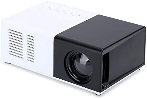 Garsentx Mini Projektör, 1800Lux Taşınabilir 1920x1080 p LED Projeksiyon Makinesi ile Üçgen Braketi Yüksek Sadakat Ses / Rulo