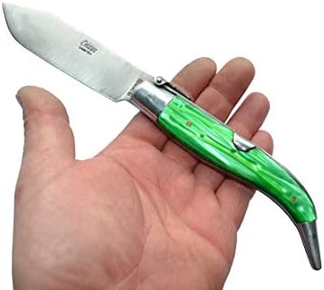 Klasik Albacete Pastora Bıçak Alüminyum Sap Yeşil Plastik N2