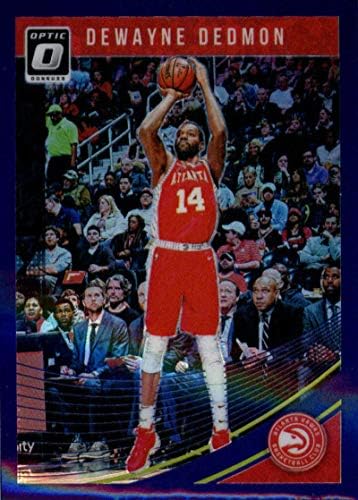 2018-19 Donruss Optik Mor Basketbol 46 Dewayne Dedmon Atlanta Hawks Panini Amerika'dan Resmi NBA Ticaret Kartı