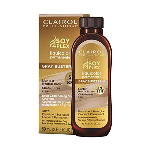 Koyu Saç Rengi için Clairol Profesyonel Kalıcı Liquicolor, 5n En Hafif Nötr Kahverengi, 2 oz.
