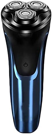 HHWKSJ 3D şarj edilebilir su geçirmez IPX7 elektrikli tıraş makinesi ıslak ve kuru döner traş makineleri erkekler için elektrikli