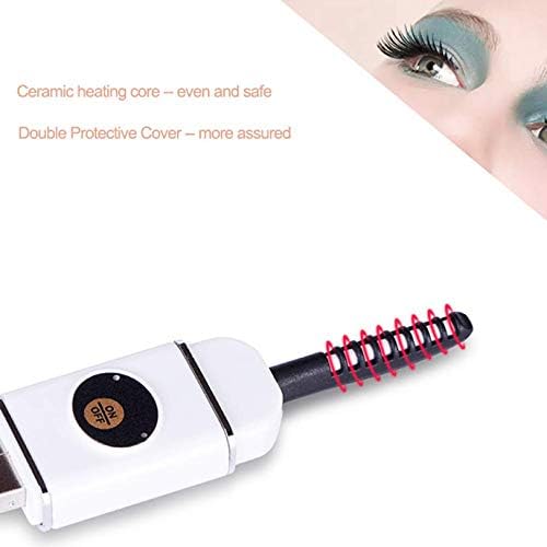 Kadınlar için elektrikli kirpik bigudi, ısıtmalı kirpik bigudi USB hızlı ısıtma uzun ömürlü göz güzellik makyaj araçları