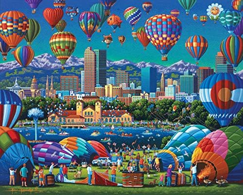Dowdle Jigsaw Puzzle-Denver'ın Üstünde-500 Adet
