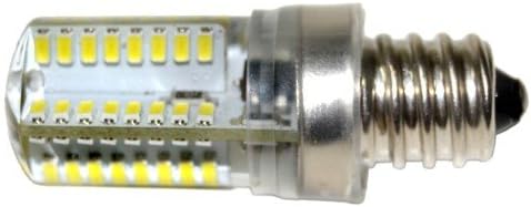 Elna için HQRP 7/16 110V LED Ampul Soğuk Beyaz 100/101 / 102/103 / 104/110 / 120/130 / 140/149 / 150/200 Dikiş Makinesi Artı