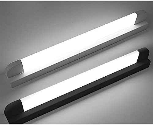 LED ayna ışık akrilik beyaz / siyah Vanity ışık banyo tuvalet masası yatak odası için aydınlatma armatürleri (Renk: W-sıcak