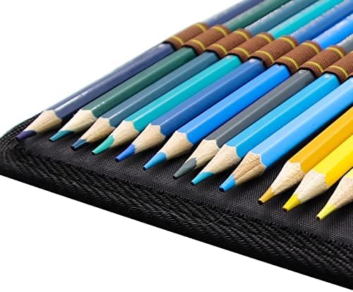 MFSMQJ 77 adet renkli kurşun kalem Seti Profesyonel Eskiz Çizim Seti Ahşap Kalem Kalem Çantaları Sanat Malzemeleri (Renk: A)