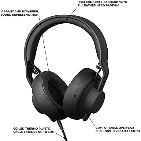 AIAIAI TMA-2 Comfort-Profesyonel Kulaklıklar-Canlı ve Güçlü Ses Gösterimi-Vegan Deri ile Rahat Kulak Üstü Yastıklar
