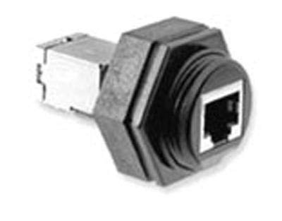 1546414-4-Ethernet Kablosu, Cat5e, 305 mm, 12, RJ45 Jak, RJ45 Fiş, Siyah (1546414-4)
