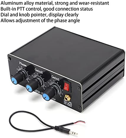 QRM Kutusu, Sinyal Canceller Uygun Alüminyum Alaşım PTT Kontrol X-Faz ile Topuzu Pointer ve Dial için Radyo Telekomünikasyon