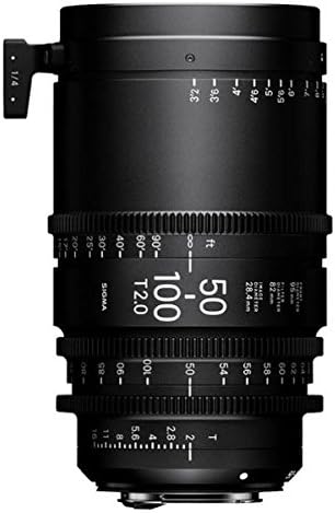 Sony E için Sigma 50-100mm T2 Cine Yüksek Hızlı Zoom Objektifi
