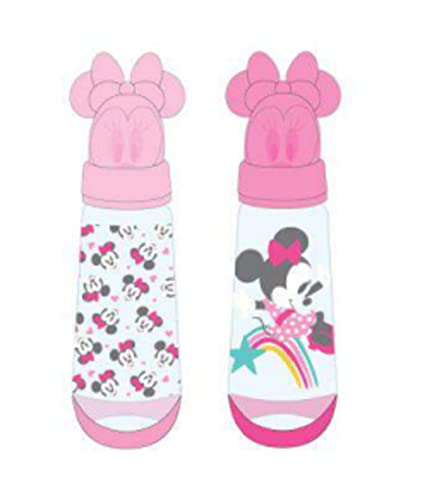 Cudlıe Disney Minnie Mouse Bebek Kız 2 Paket 9 Oz Bebek Bebek Şişeleri ile Yapış Kapatma