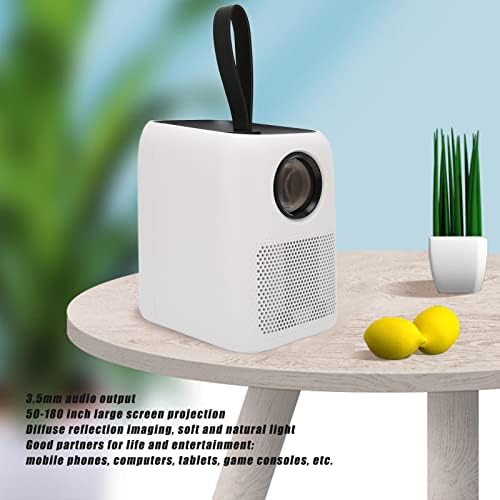 Luroze Ev Video Projektör, ıstikrarlı Kablosuz Temizle WiFi Projektör 1920x1080 P Mini HD Multimedya Arayüzü için USB (3)