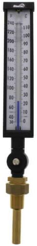 Valox Kılıflı 3-1/2 TİM Endüstriyel 9İT Termometre (30 ° F ila 240°F ve 0 ° C ila 115°C)