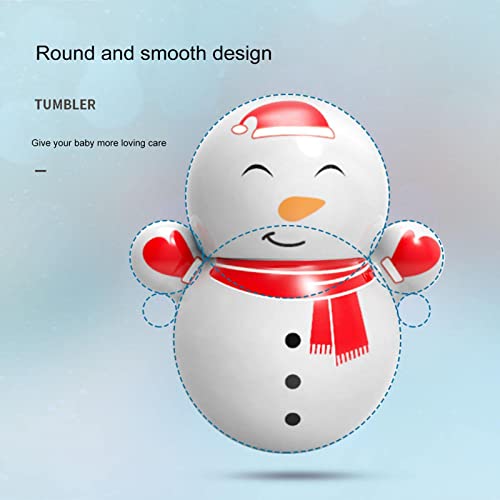 TUTUYOYO Mavi Yağ Mini Karikatür Bardak, Yaratıcı Noel Kardan Adam Bardak Oyuncak, Çocuklar için Süper Sevimli Kardan Adam