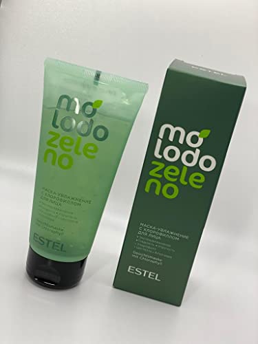 ESTEL Molodo Zeleno Klorofil Nemlendirici Yüz Maskesi, 100 ml