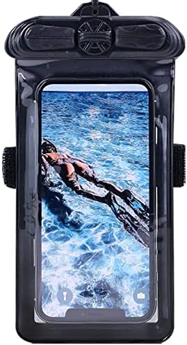 Vaxson Telefon Kılıfı Siyah, Oppo A73 2020 Su Geçirmez Kılıfı Kuru Çanta ile Uyumlu [Değil Ekran Koruyucu Film ]