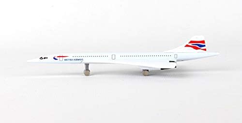Daron British Airways Concorde Tek Uçak Oyuncak, Beyaz