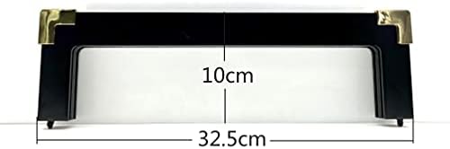12 3/4 inç Ahşap Çanta Çerçeve Vida Tarzı Tutkal Çanta Çerçeve Çanta Yapımı için Çanta Yapma Cüzdan Yapma Siyah M24