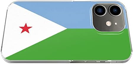 ıPhone 13 Kılıfı ile uyumlu, Cibuti Bayrakları Cumhuriyet Bayrağı Telefon Kılıfı