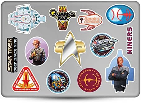 Kafa Kılıfı Tasarımları Resmi Lisanslı Star Trek 3 Rozetleri ve Logosu İkonik (DS9) Mat Cilt Çıkartma Etiketi Apple MacBook