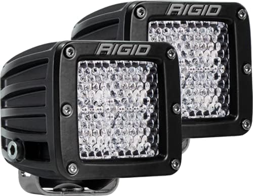 Rigid Industries 202513 LED ışık (D Serisi Pro, 3 İnç, Taşkın Dağınık ışın, Çift, Evrensel), 2 Paket