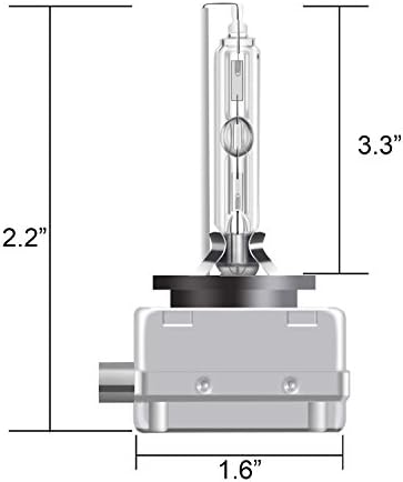 Autolizer D1S D1R D1C OEM HID Xenon Far Fabrika Yedek ışık Lambası Ampüller Bir Çift (6000 K Elmas Beyaz)