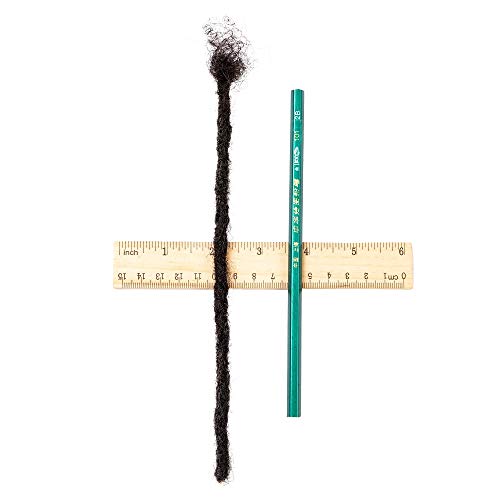 Teresa 8 İnç 10 Strands (Çeşitli Uzunluklarda)0.6 cm Genişlik Dreadlock Uzantıları %100 % İnsan Saçı El Yapımı Kalıcı Loc Uzantıları