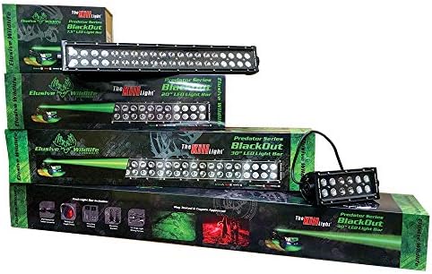 Öldür ışık Predator serisi karartma LED sürüş ışık çubuğu (7.5, Kırmızı ve Beyaz)