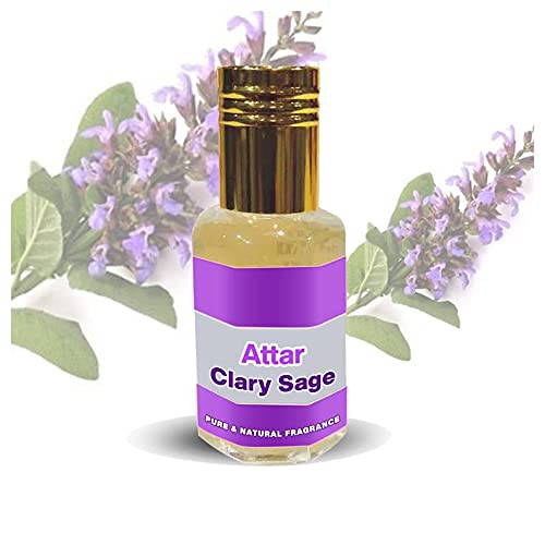 Clary Sage Attar / Saf Clary Sage Parfüm Koku Rulosu (500 Mililitre)