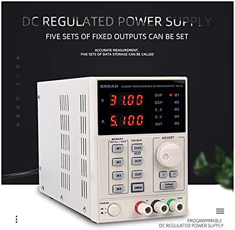 DC Doğrusal Güç Kaynağı KA3005D Hassas Ayarlanabilir Dijital Programlanabilir DC Güç Kaynağı Laboratuvar Anahtarı Güç Kaynağı