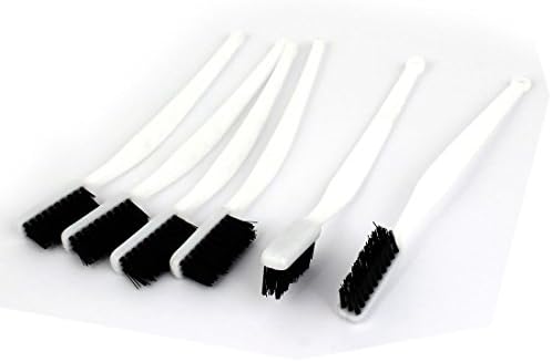 Aexıt 18 cm Uzunluk Yumruklar Beyaz Plastik Saplı Naylon Tel Temizleme Fırçası Pin Yumruklar 6 Adet