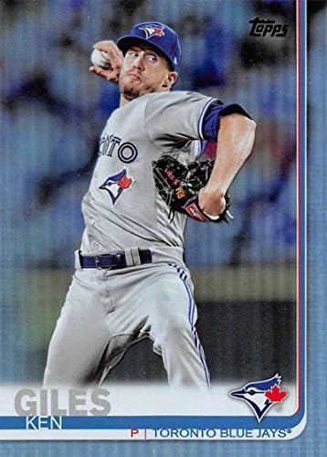2019 Topps Gökkuşağı Folyo Beyzbol 184 Ken Giles Toronto Mavi Jays Resmi MLB Ticaret Kartı Topps Tarafından