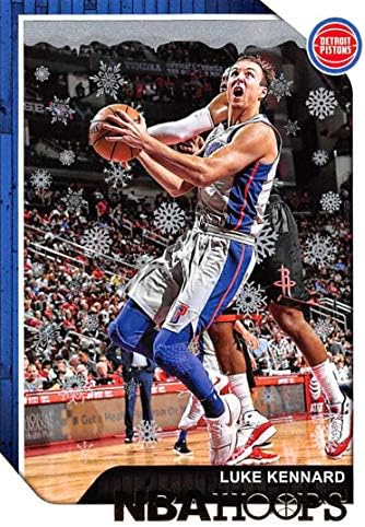2018-19 Panini NBA Çemberler Kış / Tatil /Noel 124 Luke Kennard Detroit Pistons Resmi Basketbol Kartı