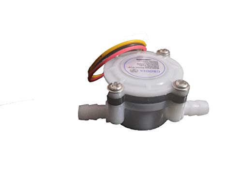 GREDIA 1/4 Su Akış Sensörü Gıda Dereceli Anahtarı Hall Etkisi Debimetre Sıvı Metre Sayacı 0.3-6L / min